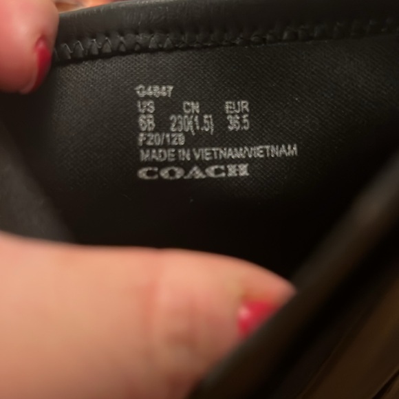 Like New Coach Pell Leather Studded Booties 6 - Picture 4 of 4